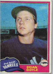 1981 Topps Baseball Cards      159     Brian Doyle